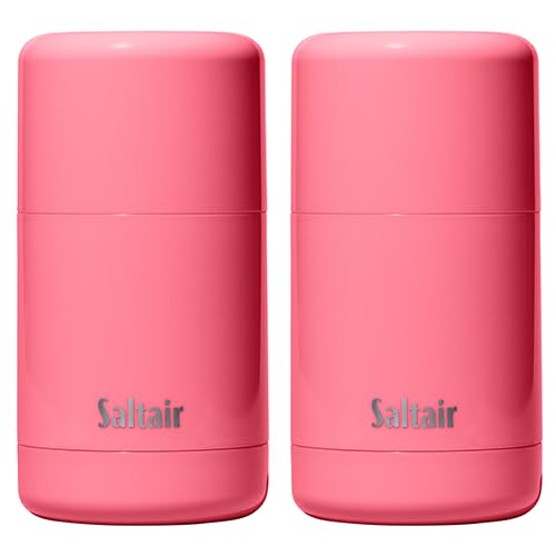 Saltair Deodorant Pink Beach 2 Pack Fresh Scent for Women on the Go Lightweight and Long-lasting Sweat Protection