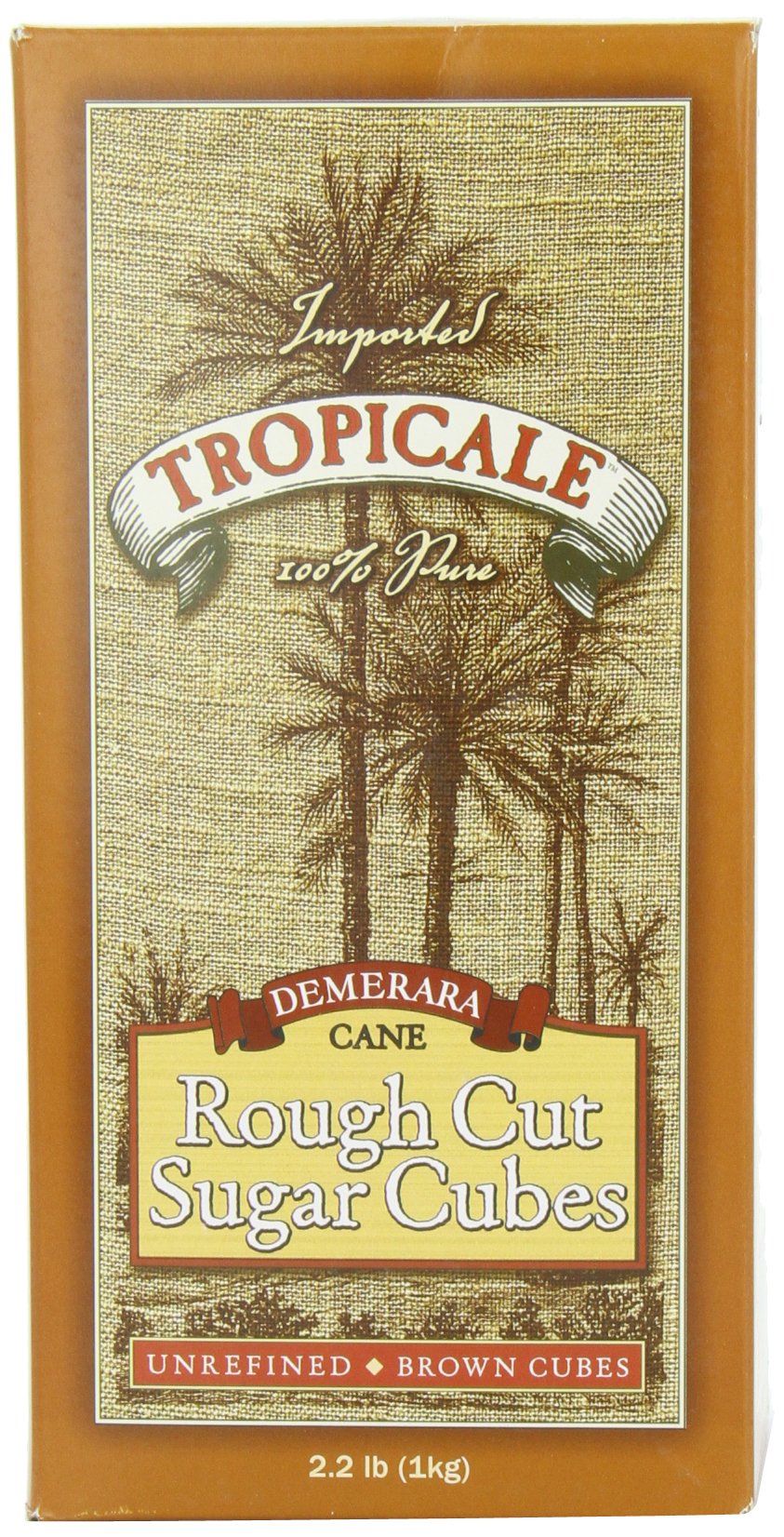 Tropicale Demerara Cane Rough Cut Sugar Cubes for Cooking and Baking, Perfect for Coffee and Tea, Natural Sweetener, |2-